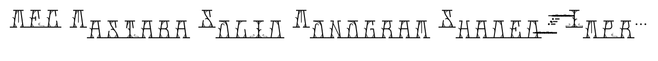 MFC Mastaba Solid Monogram Shaded 25000 Impressions